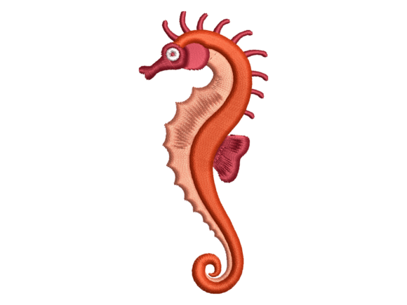 Ocean Seahorse Embroidery