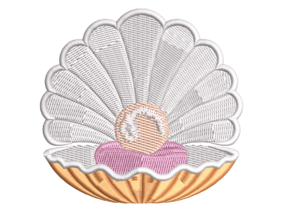 Open Pearl Shell Embroidery