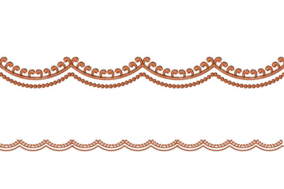 Ornamental Embroidery Borders