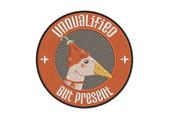 Unqualified but Present, Goose Embroidery